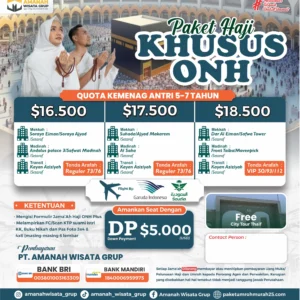 Info Biaya Daftar Haji Khusus ONH