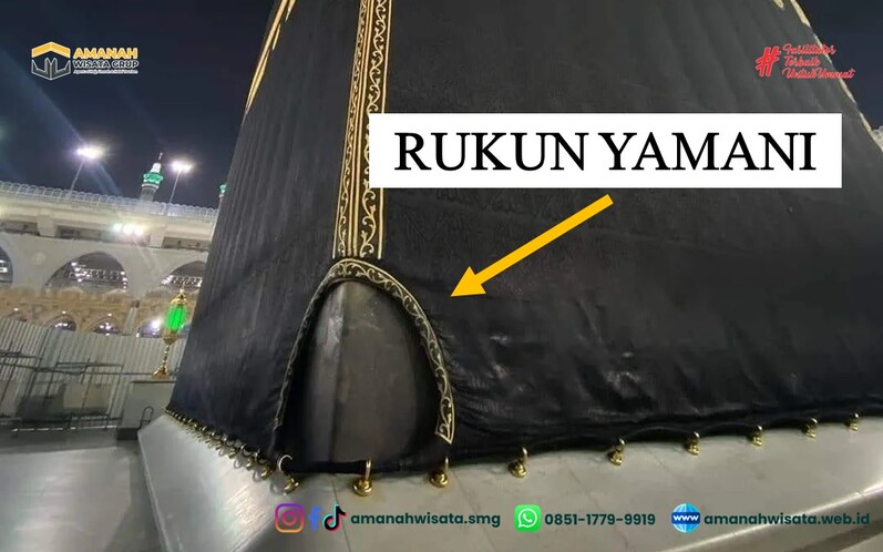 Rukun Yamani Kaabah Masjidil Haram Mekah